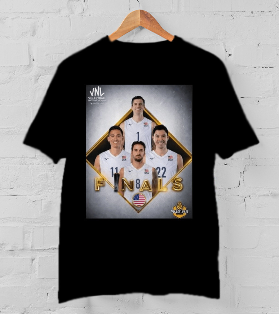 VNL Volleyball Nations League USA Finals 2026 Volley Pass T-Shirt