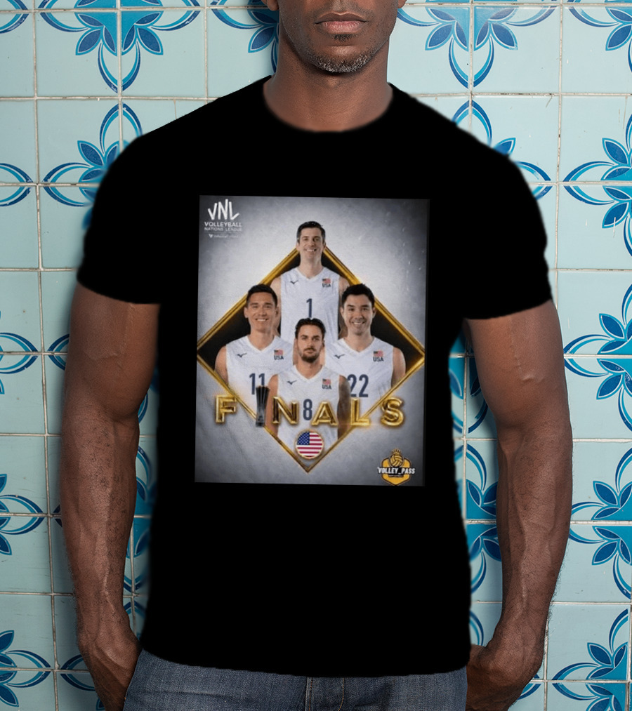 VNL Volleyball Nations League USA Finals 2026 Volley Pass T-Shirt