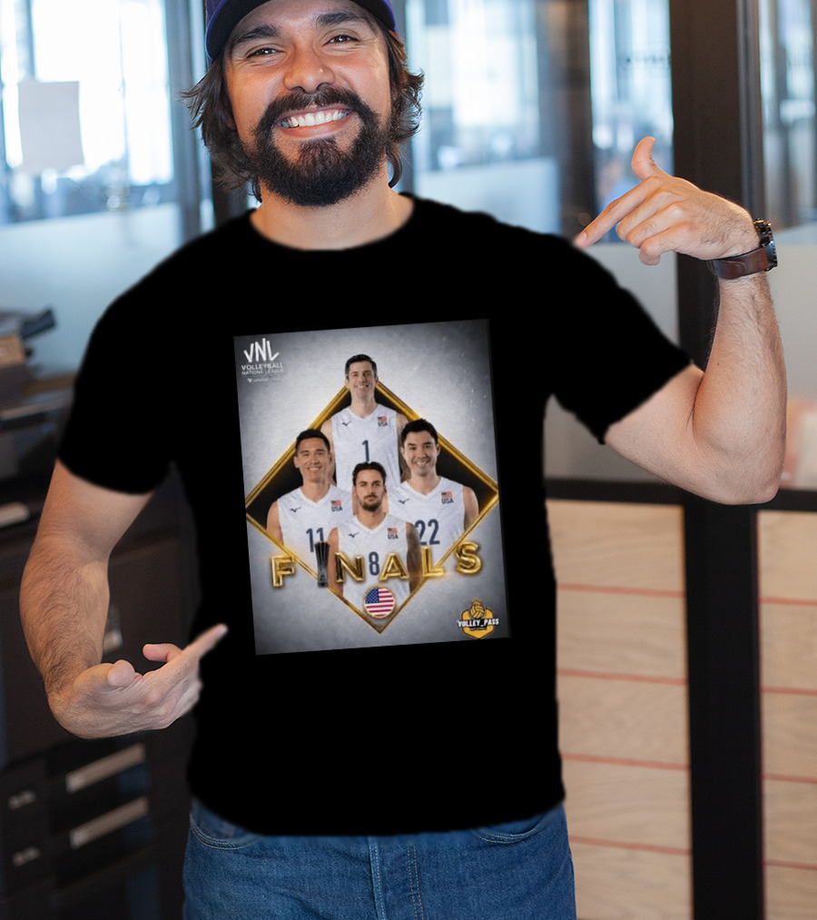 VNL Volleyball Nations League USA Finals 2026 Volley Pass T-Shirt