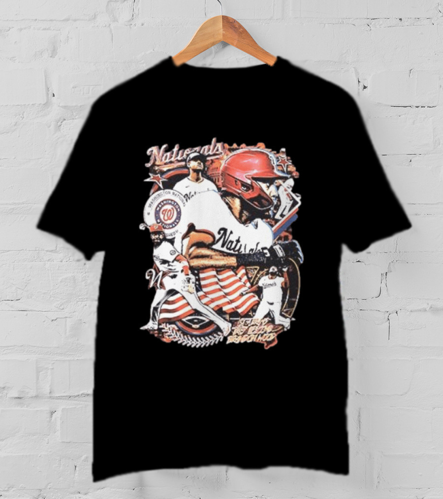 Washington Nationals Legends Baseball Players And Team Highlights T-Shirt