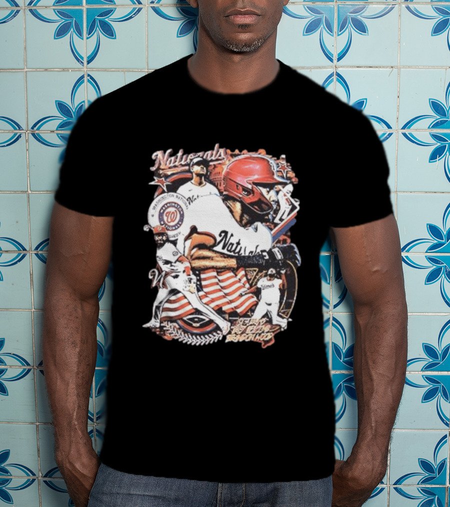 Washington Nationals Legends Baseball Players And Team Highlights T-Shirt