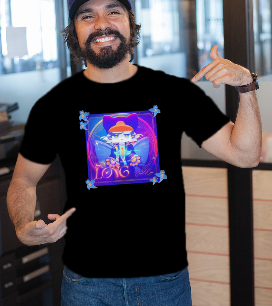 So Long YonKaGor Vibrant Anime Cat With Butterfly Aura T-Shirt