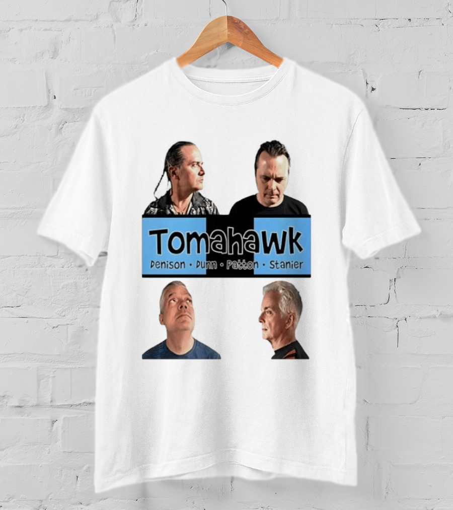 Tomahawk Denison Dunn Patton Stanier Band Members Portraits T-Shirt