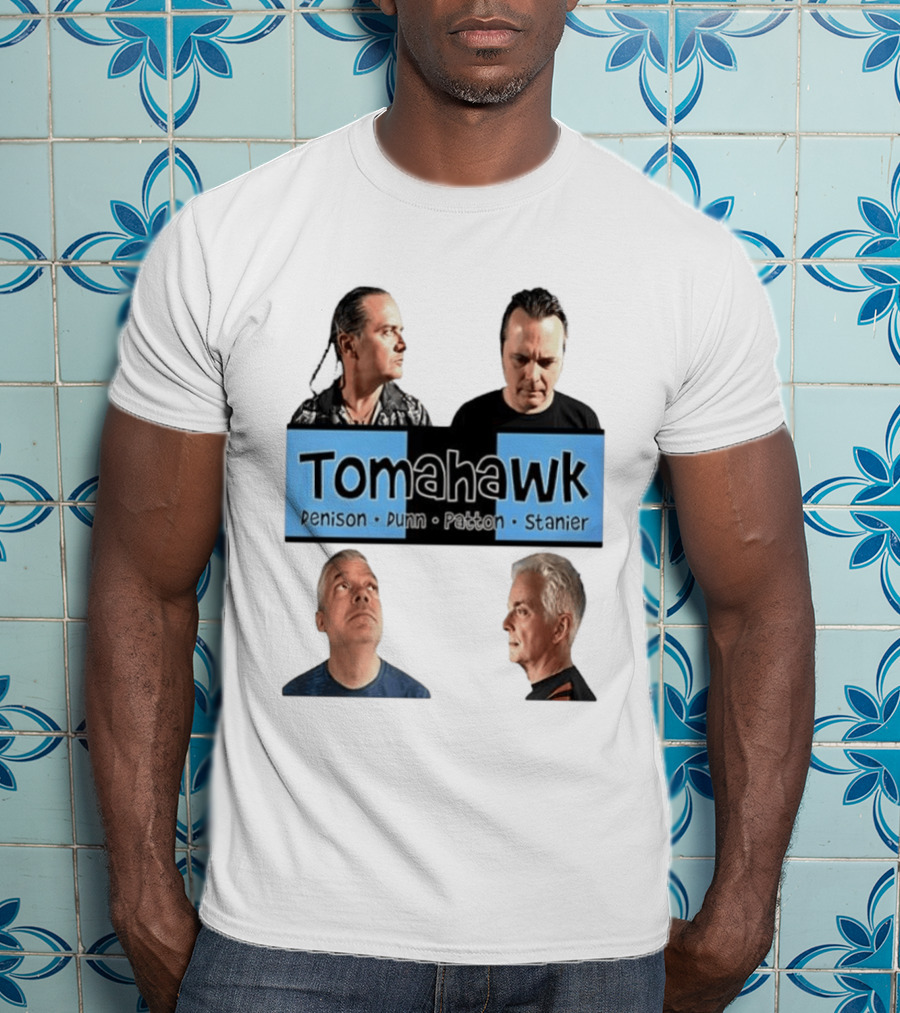 Tomahawk Denison Dunn Patton Stanier Band Members Portraits T-Shirt