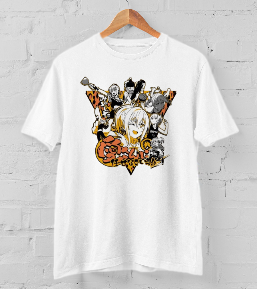Ai Miyashita Love Live Nijigasaki High School Idol Club Character Collage With Japanese T-Shirt