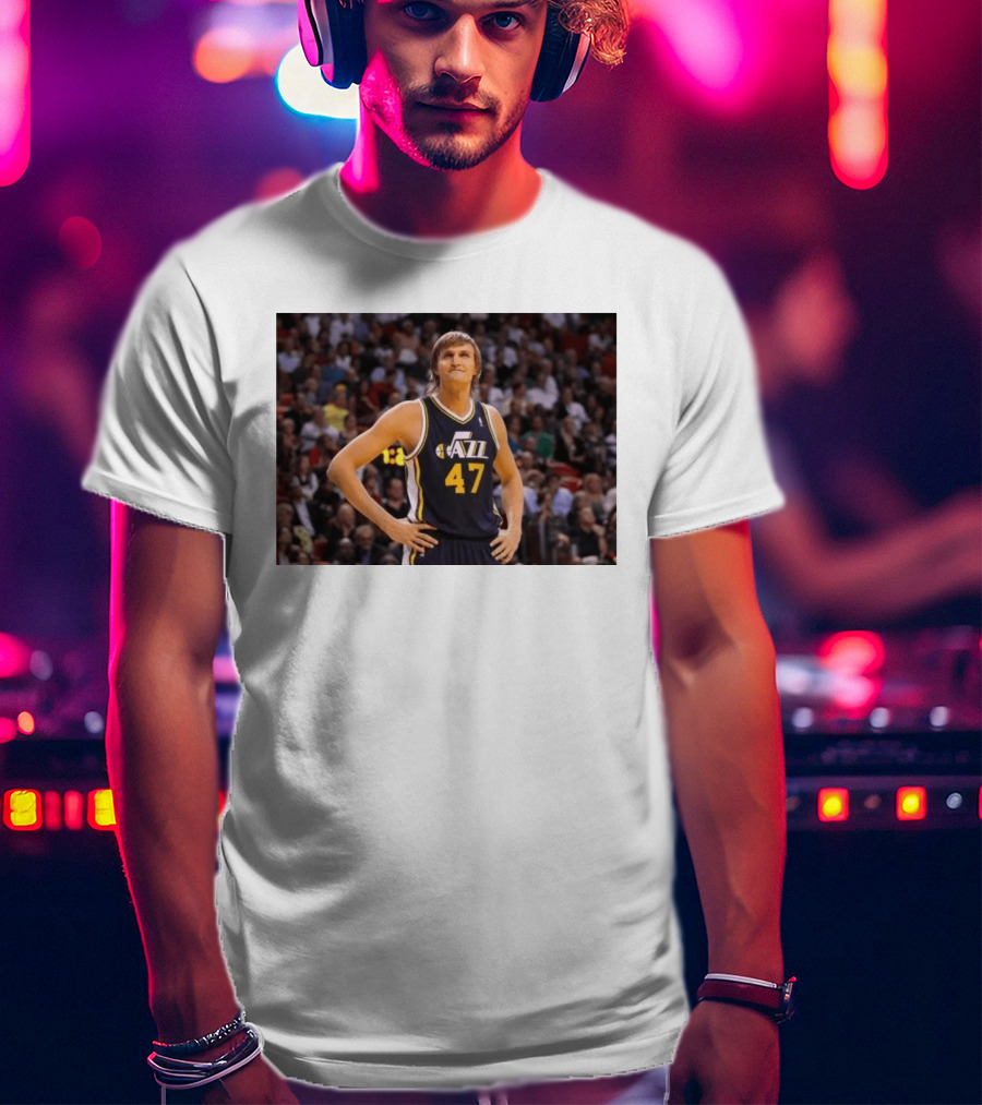 Andrei Kirilenko No. 47 AK 47 Utah Jazz Classic NBA Basketball T-Shirt
