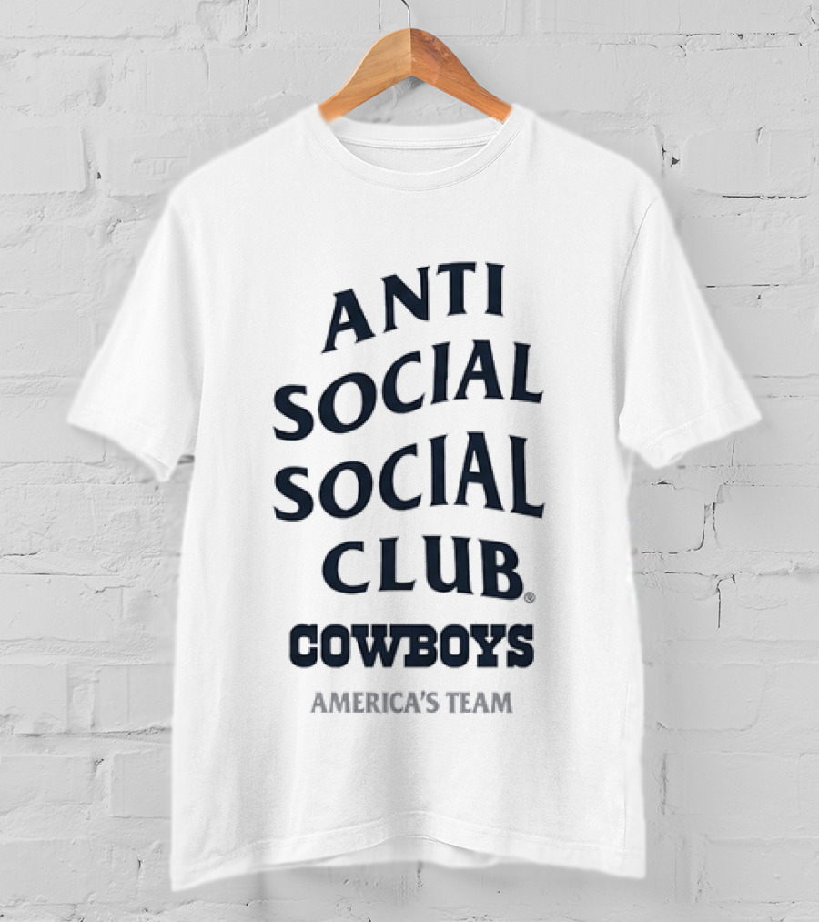 Anti Social Social Club Cowboys America's Team T-Shirt