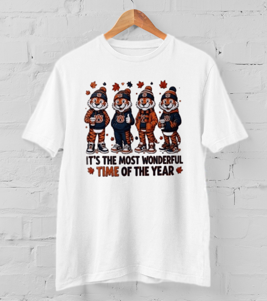 Auburn Tigers It's The Most Wonderful Time Of The Year T-Shirt
