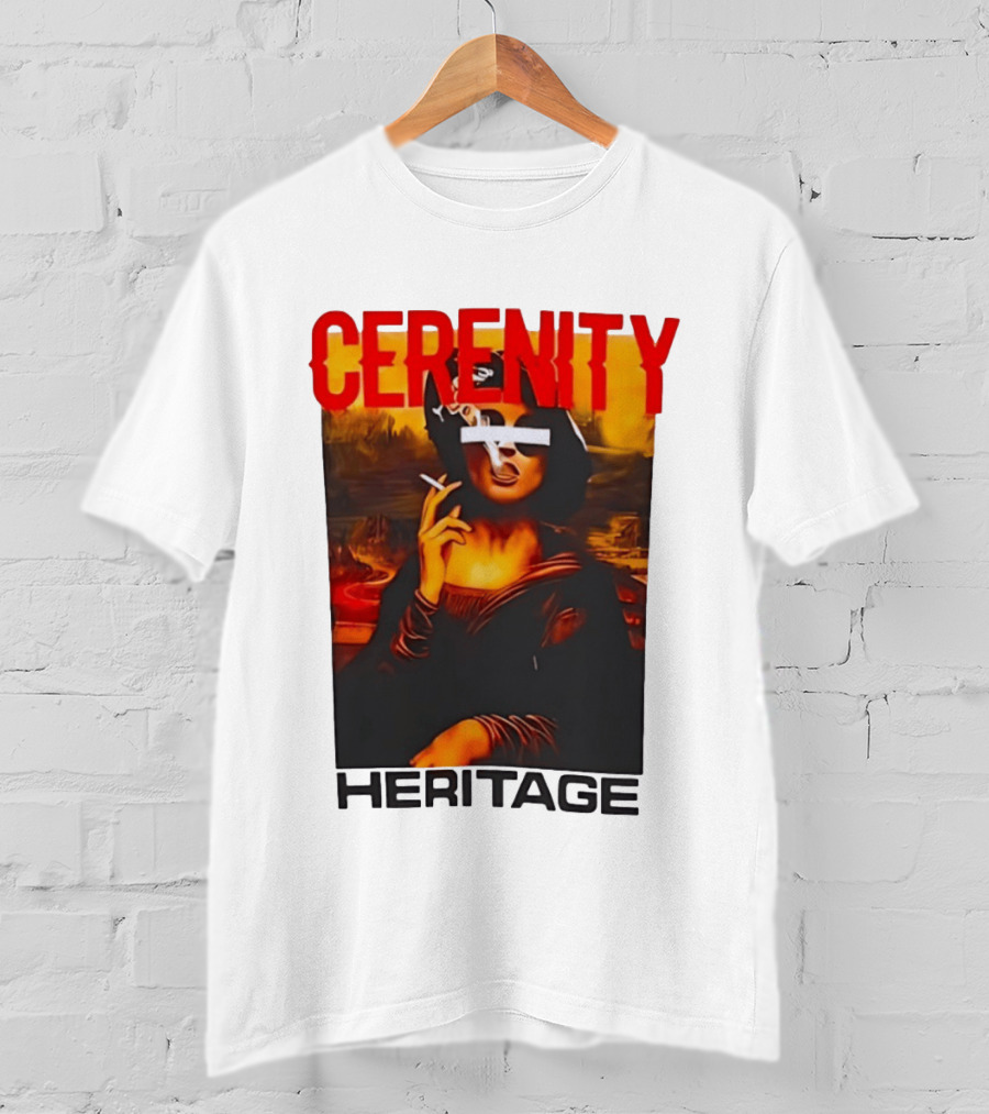 Cerenity Heritage Mona Lisa Smoking T-Shirt