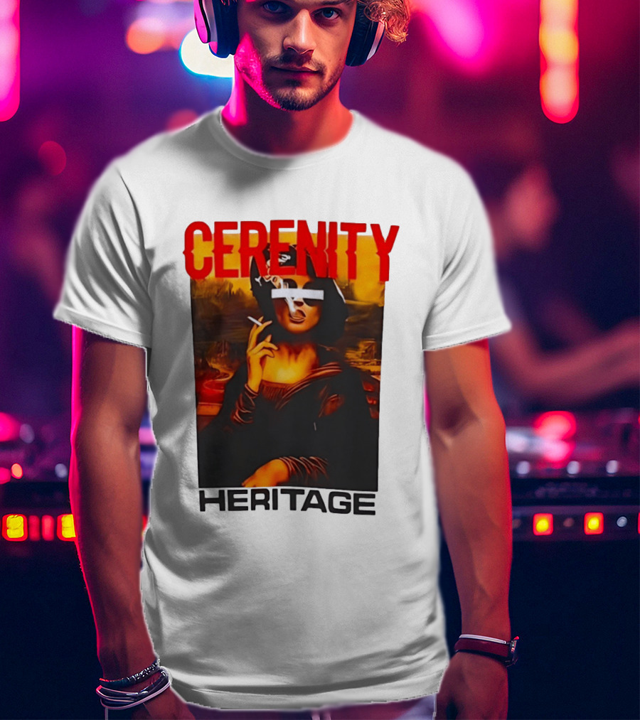 Cerenity Heritage Mona Lisa Smoking T-Shirt