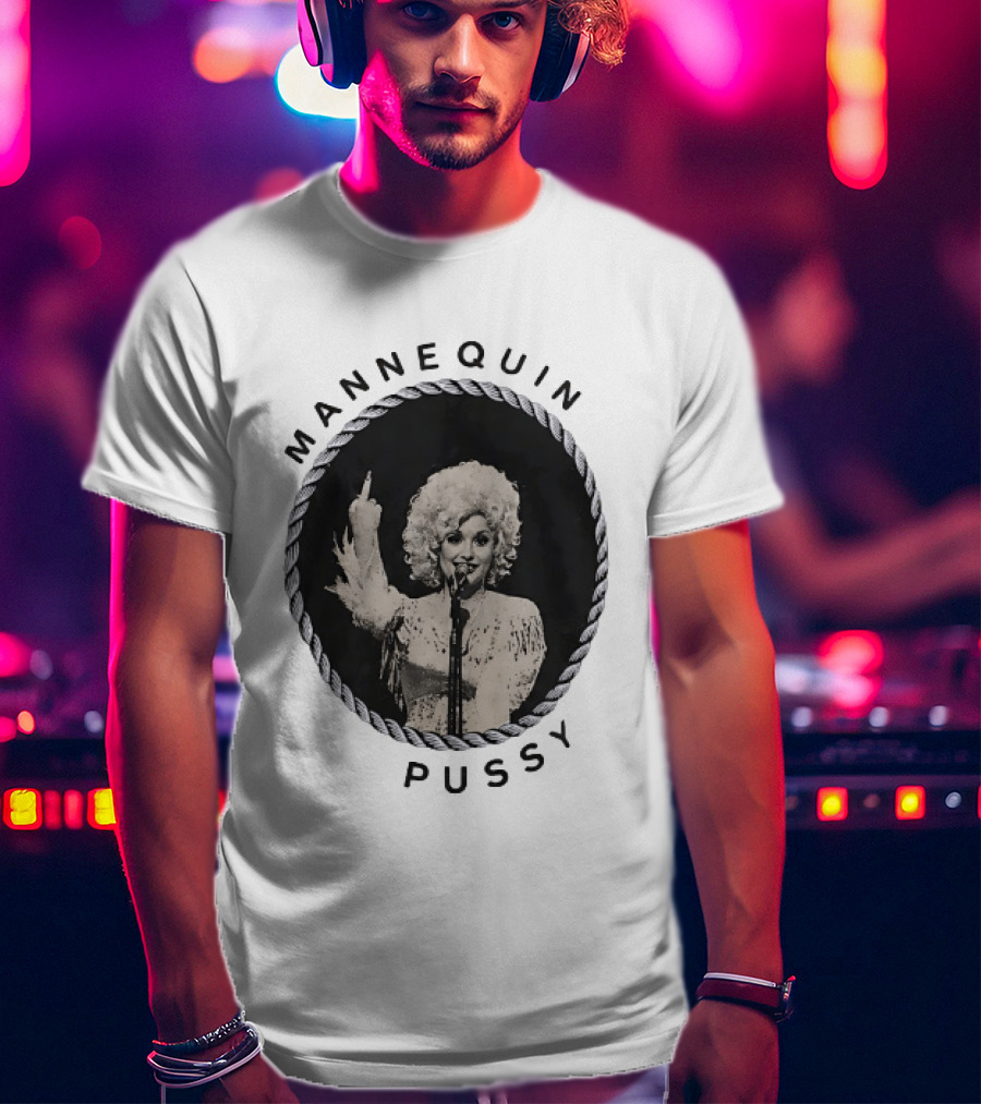 Mannequin Pussy Dolly Parton Country Music Finger T-Shirt