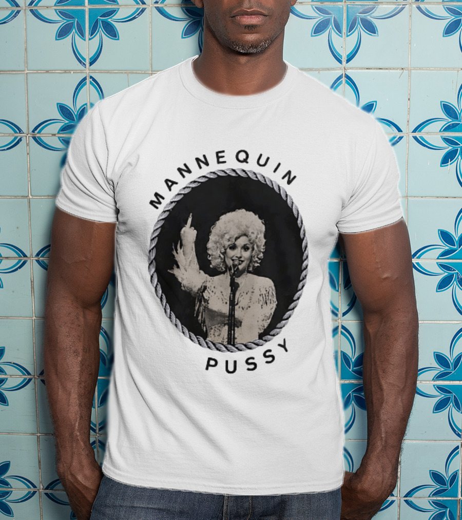Mannequin Pussy Dolly Parton Country Music Finger T-Shirt