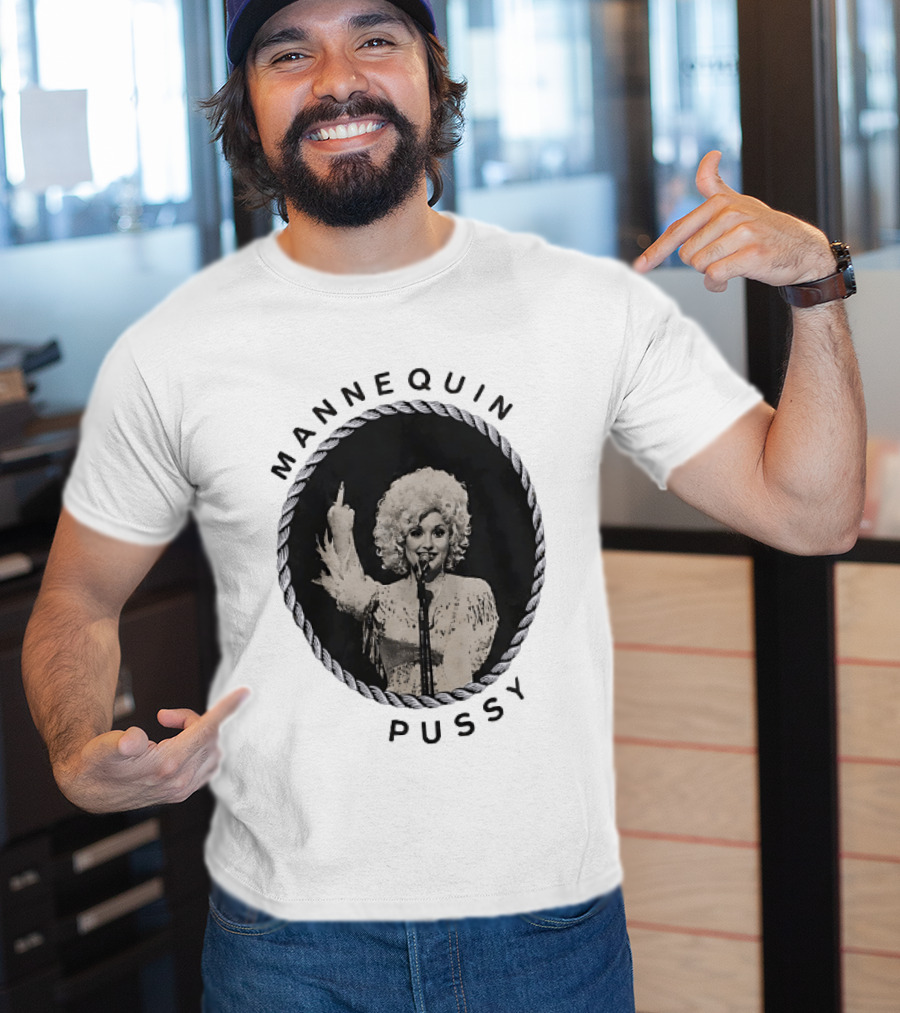 Mannequin Pussy Dolly Parton Country Music Finger T-Shirt