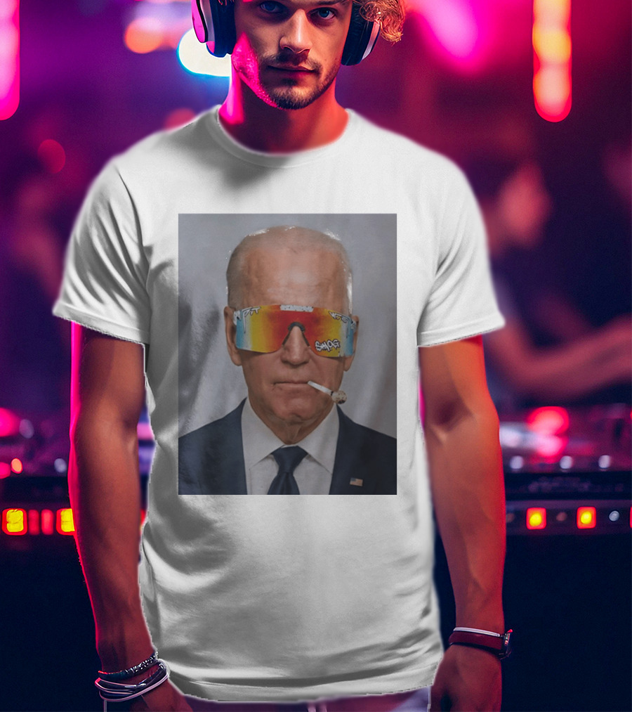 Joe Biden Pit Viper Sunglasses Smoking Pipe President T-Shirt