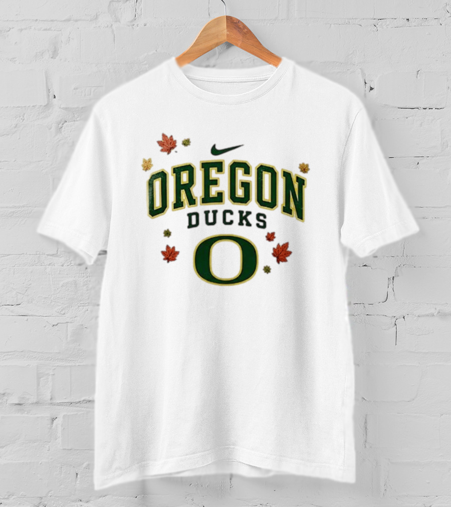 Oregon Ducks Nike Fall Leaves T-Shirt