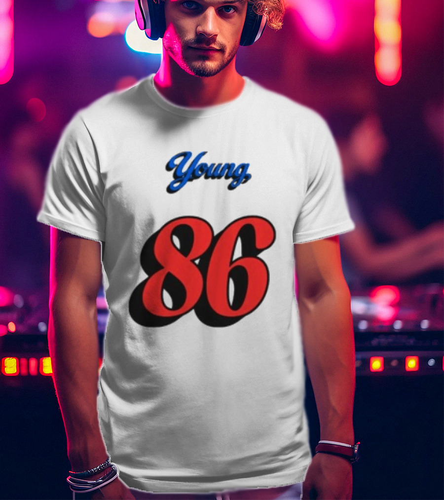 Owl City Store Young 86 Baseball 3 4 Sleeve T-Shirt