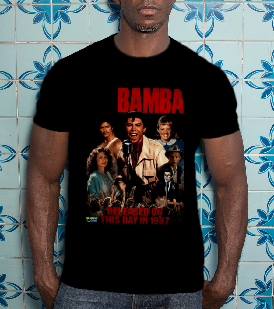 Bamba Released On This Day In 1987 80s Movie T-Shirt