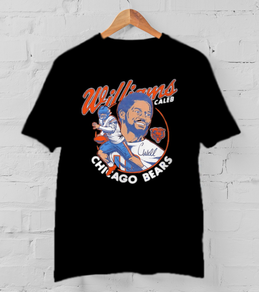 Williams Caleb Chicago Bears Football Player Bears T-Shirt