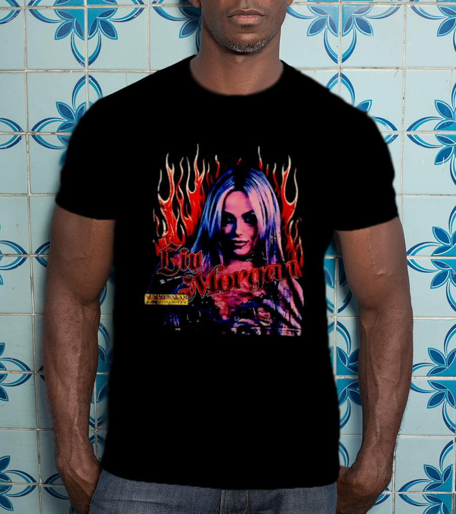 Liv Morgan WWE SummerSlam Minnesota Flames Wrestling T-Shirt