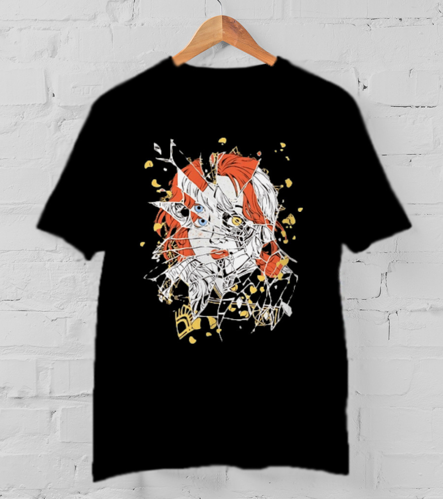 Chucky Shattered Glass Child's Play Horror T-Shirt