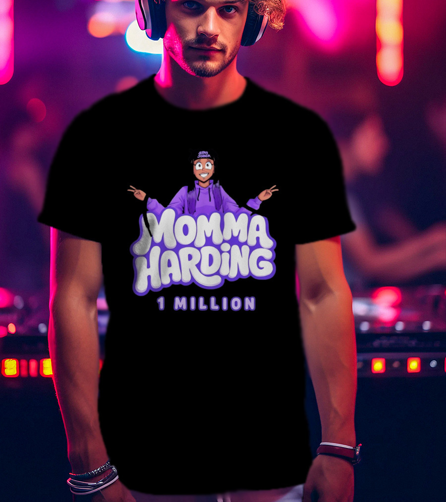 Momma Harding Stay Sober 1 Million Content Creator Celebration T-Shirt