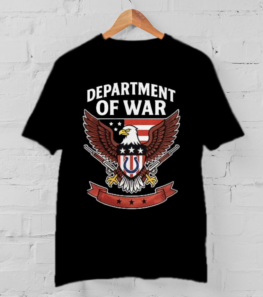 Department Of War Eagle Indianapolis Colts Stars And Stripes T-Shirt