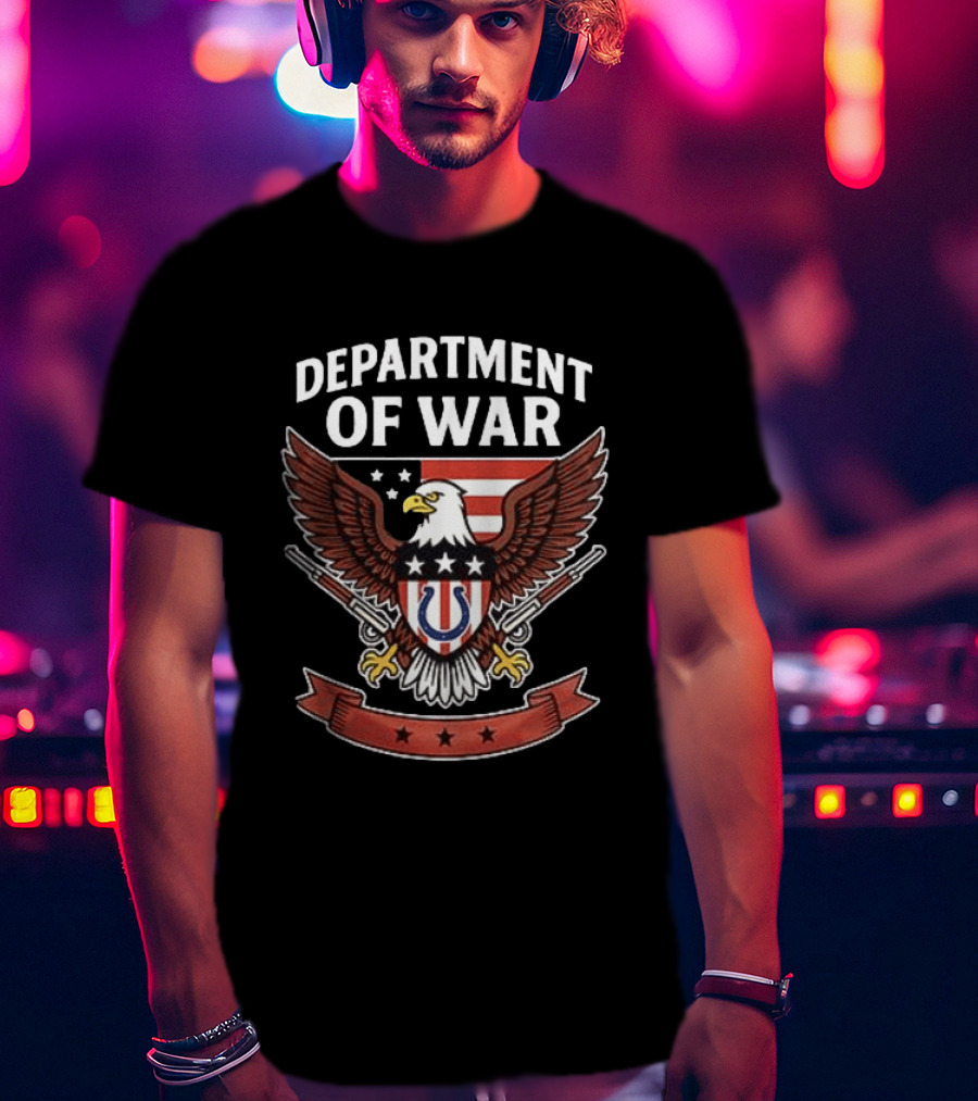 Department Of War Eagle Indianapolis Colts Stars And Stripes T-Shirt