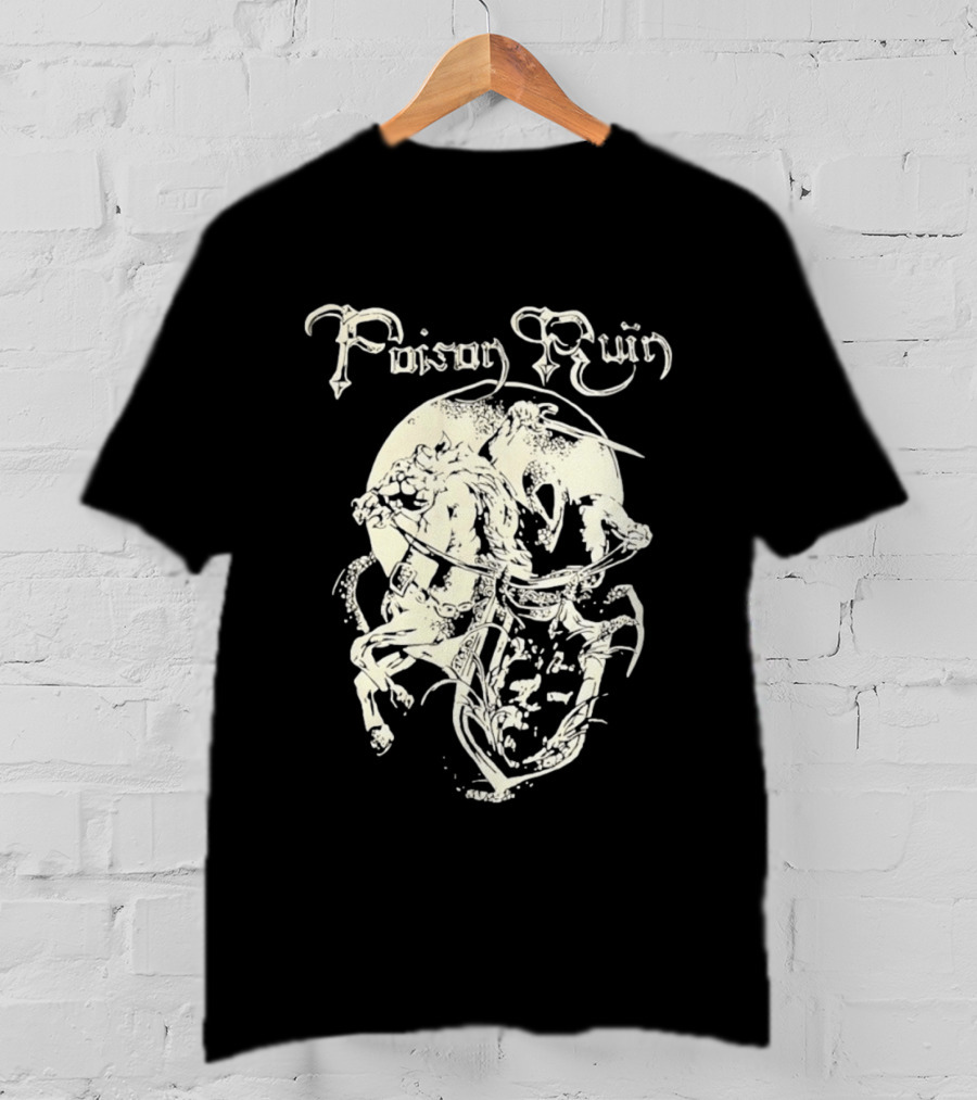 Poison Ruin Knight On Horseback Dungeon Synth Band T-Shirt