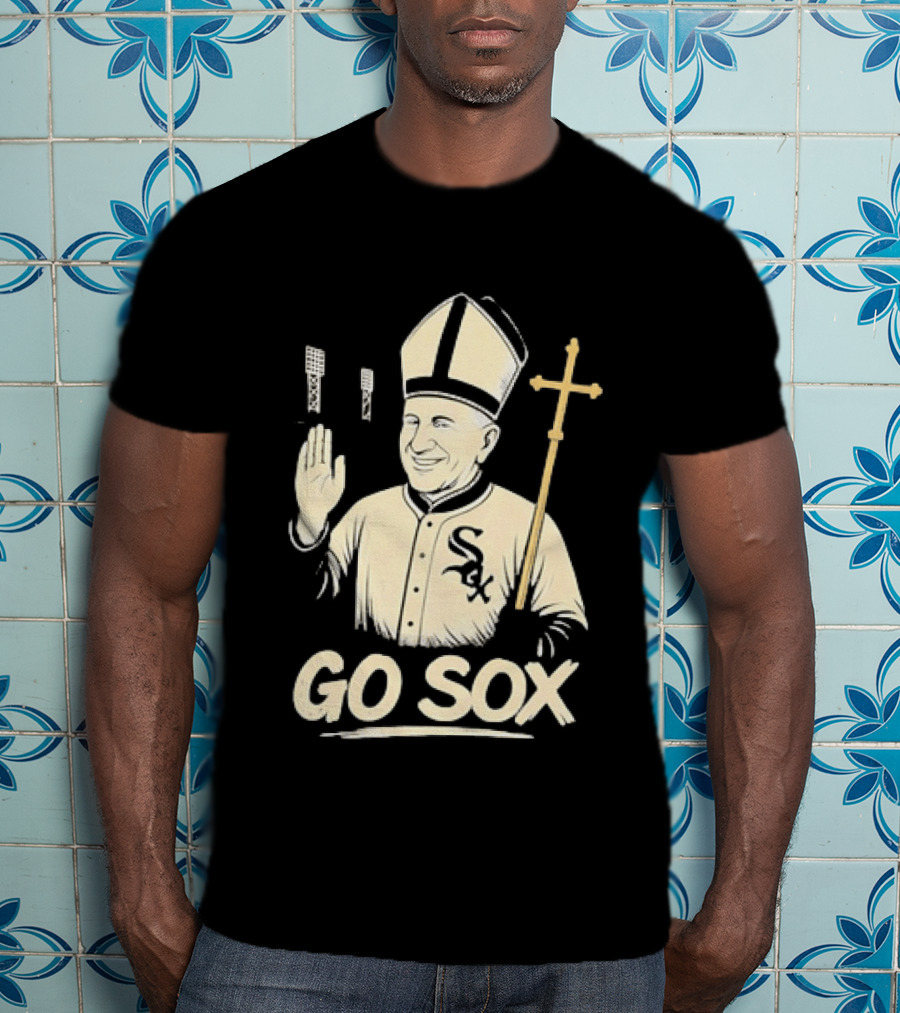 Pope Francis Go Sox Chicago White Sox MLB T-Shirt