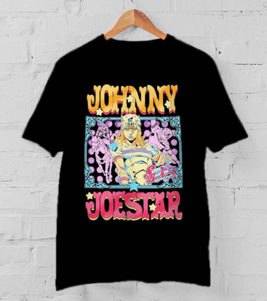 Johnny Joestar Steel Ball Run JoJo's Bizarre Adventure SBR Anime T-Shirt