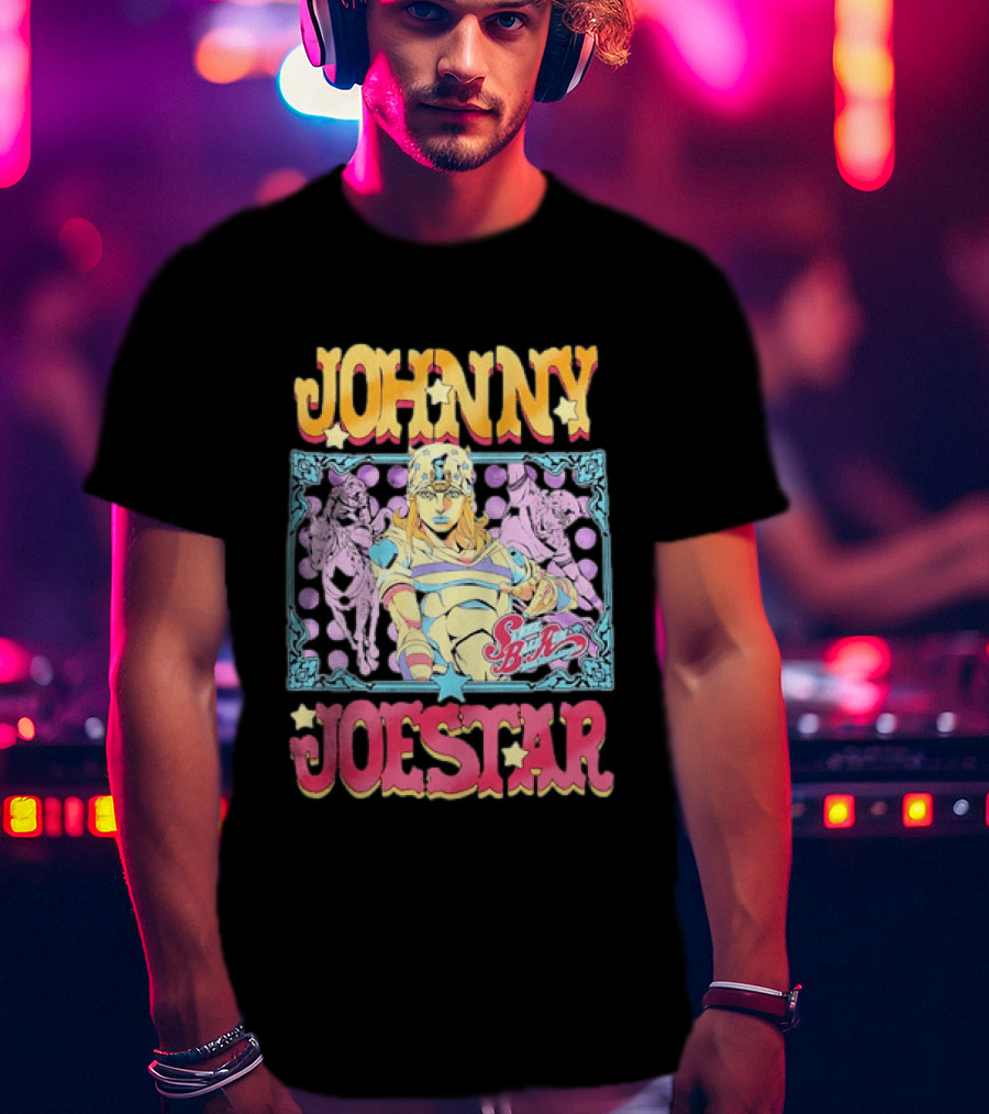 Johnny Joestar Steel Ball Run JoJo's Bizarre Adventure SBR Anime T-Shirt