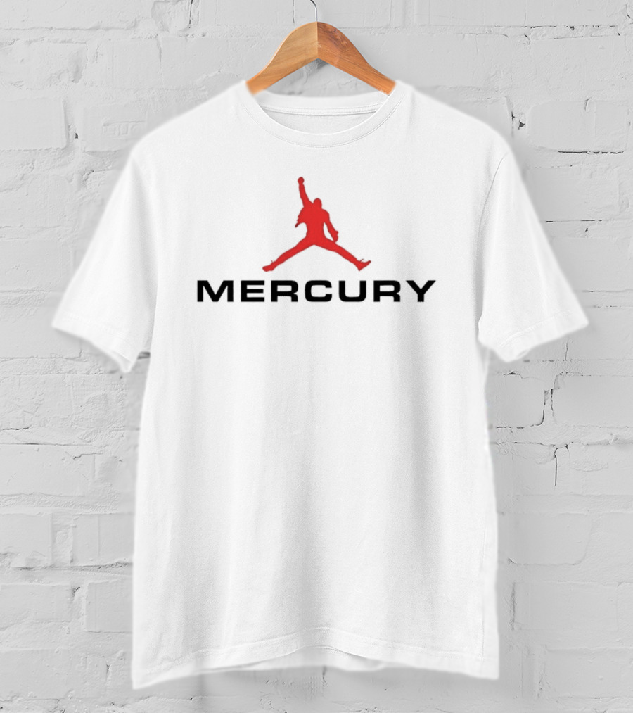 Freddie Mercury Jumpman Parody Queen Rock Music T-Shirt