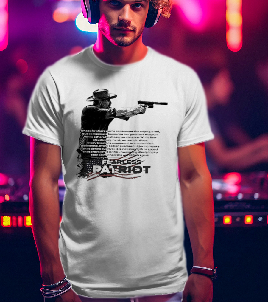 Jordan Salinas Fearless Patriot Hero T-Shirt