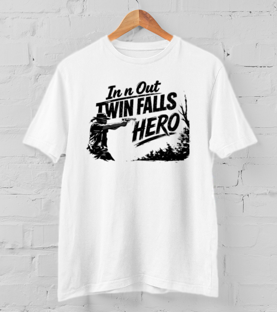 In N Out Twin Falls Hero Jordan Salinas Idaho T-Shirt