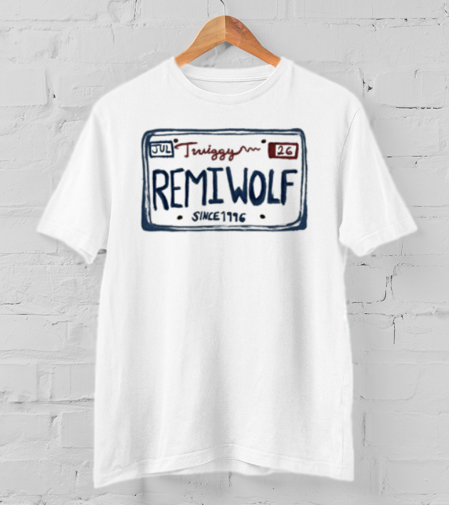 Remi Wolf Store License Plate December Twirl 227 California 2023 T-Shirt