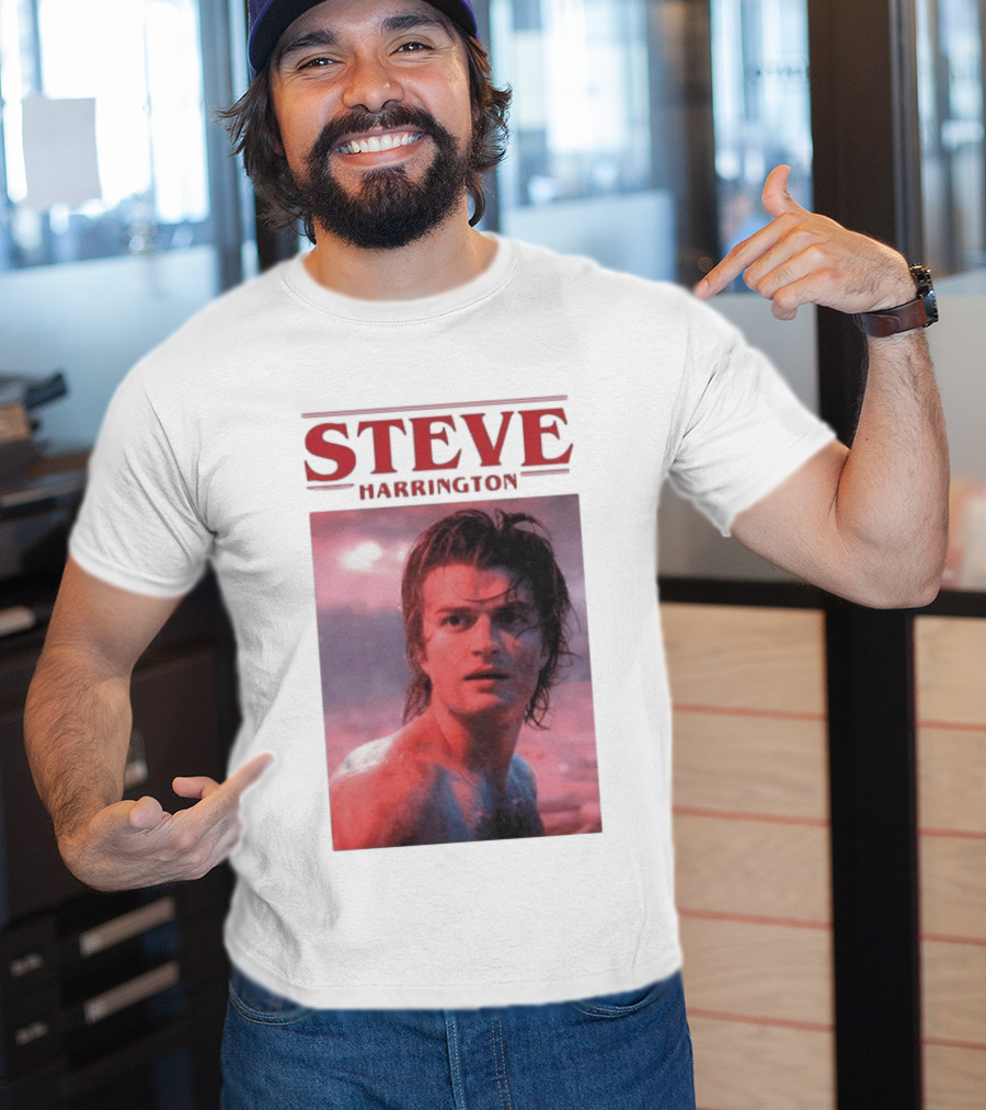 Steve Harrington Vintage Aesthetic Stranger Things Joe Keery T-Shirt