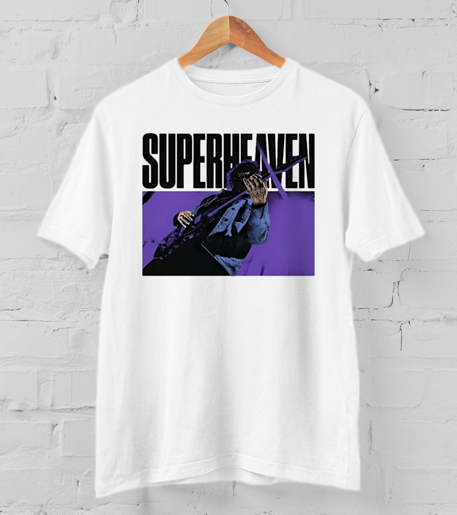 Superheaven Guitarist Performance Alternative Rock Purple Aesthetic T-Shirt