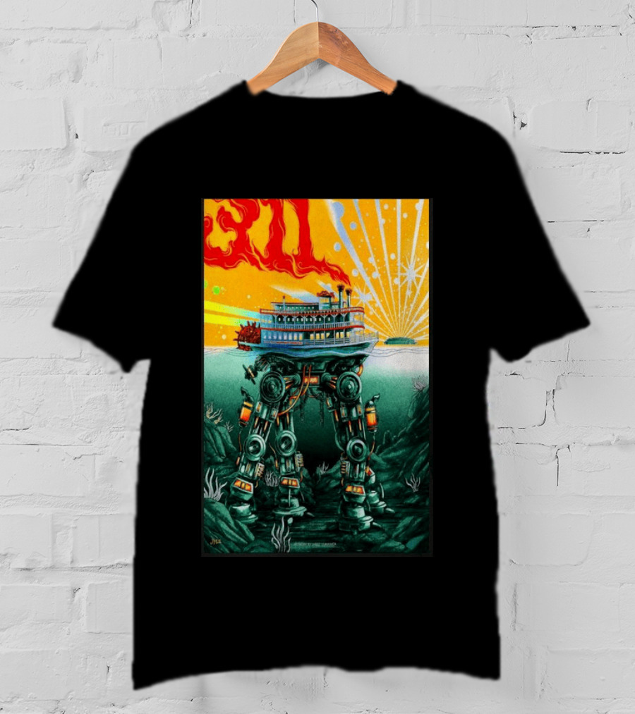 311 Kansas City MO 2026 Steamboat Robot T-Shirt