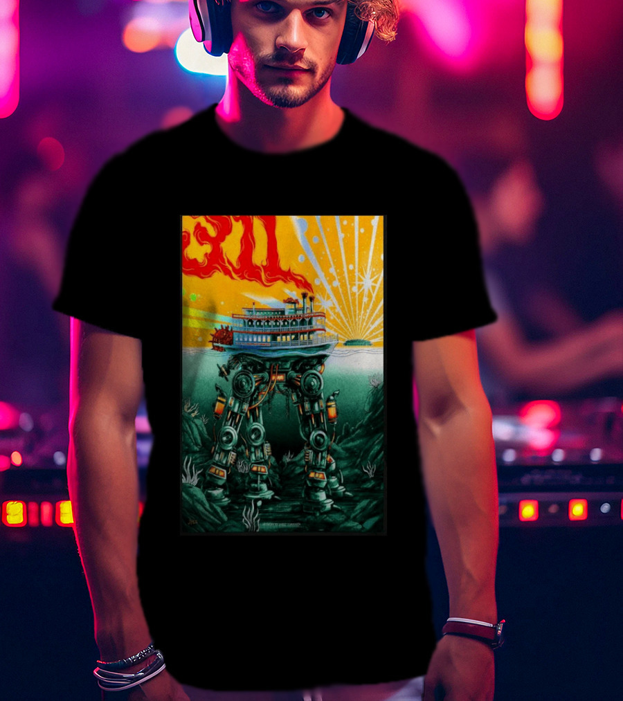 311 Kansas City MO 2026 Steamboat Robot T-Shirt