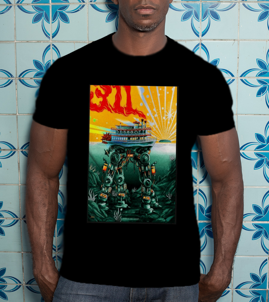 311 Kansas City MO 2026 Steamboat Robot T-Shirt