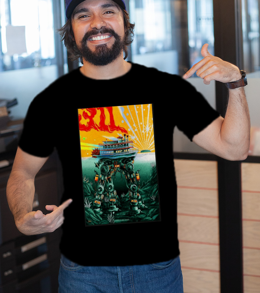 311 Kansas City MO 2026 Steamboat Robot T-Shirt