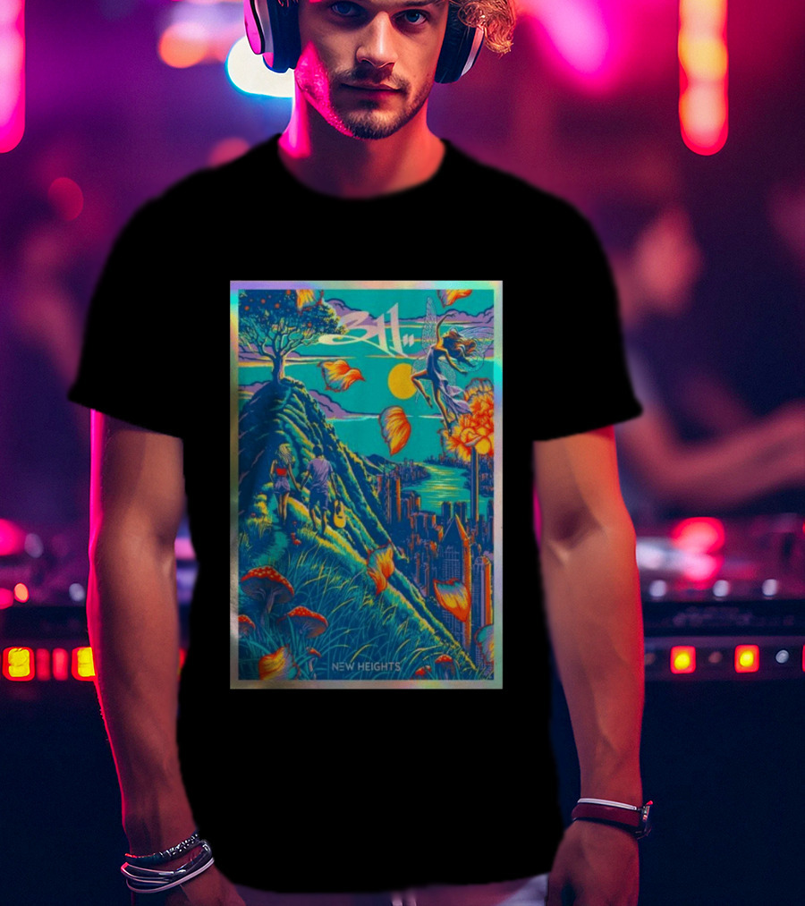 311 New Heights 2026 Fairy Cityscape Guitar Walk T-Shirt