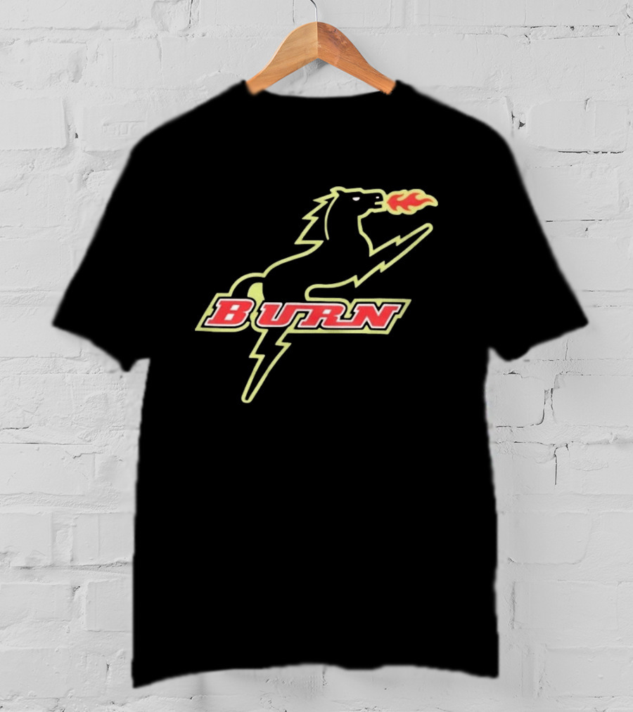 Burn Fire Breathing Horse Team T-Shirt