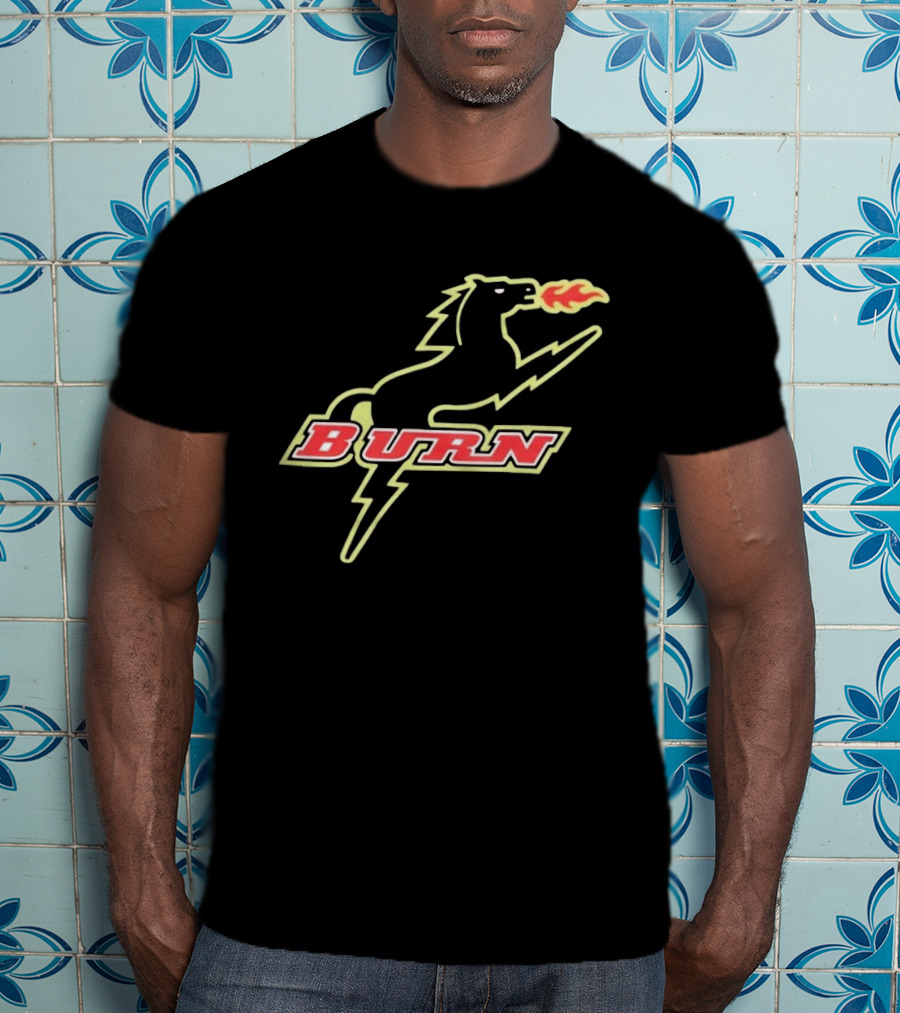 Burn Fire Breathing Horse Team T-Shirt