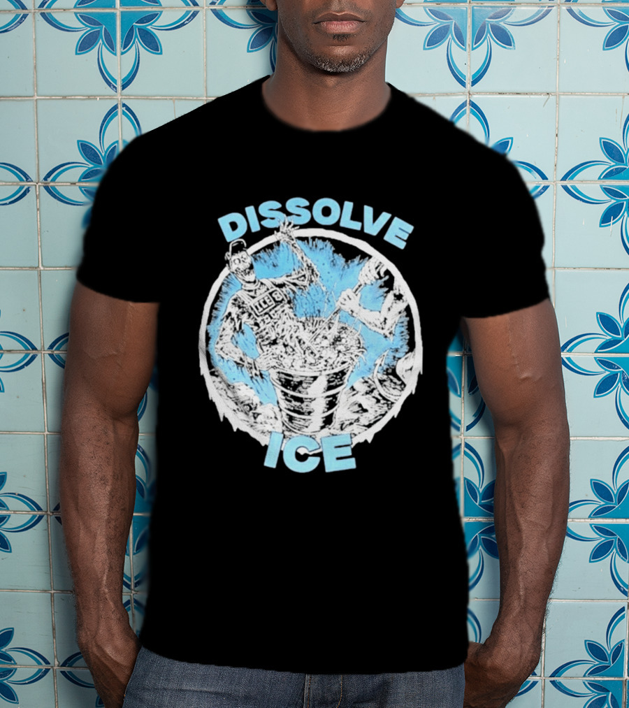 Dissolve Ice Undead Horror Bucket Stirring 2026 T-Shirt