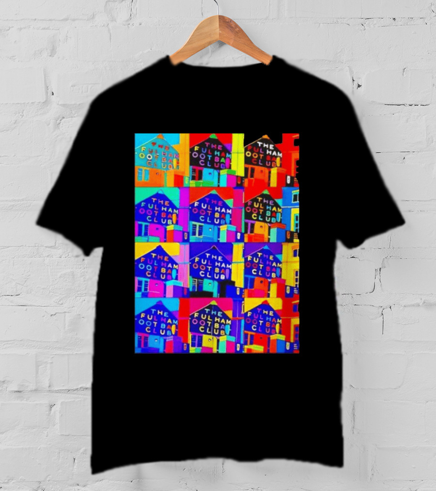 The Fulham Football Club Pop Art Craven Cottage T-Shirt