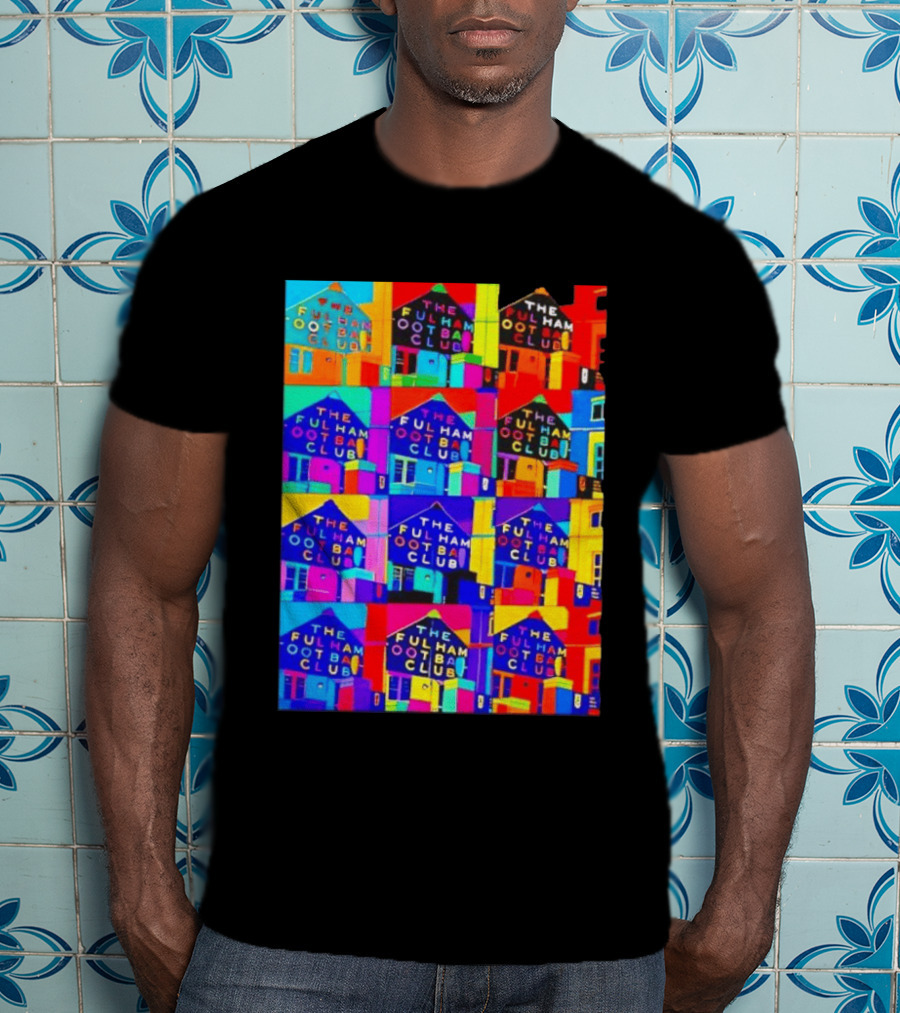 The Fulham Football Club Pop Art Craven Cottage T-Shirt