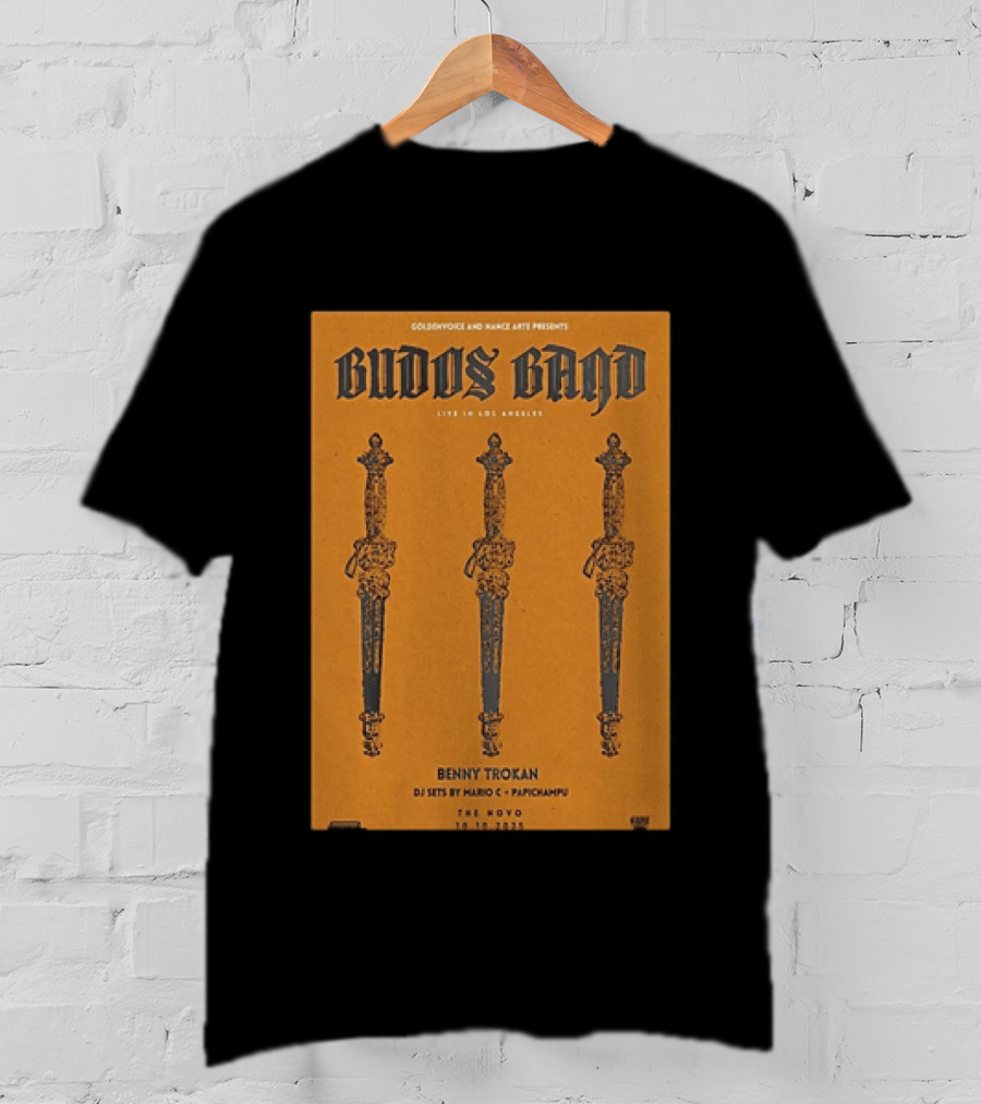 Budos Band Live Los Angeles The Novo October 10 2025 Benny Trokan Mario C Pachyman T-Shirt