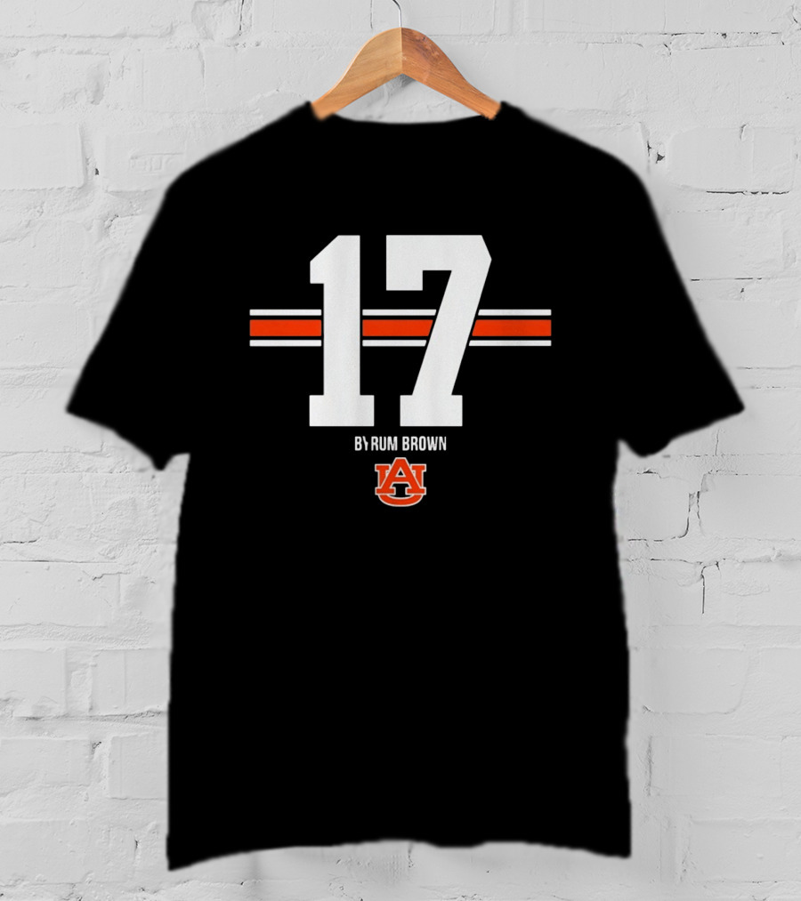 Byrum Brown Auburn Tigers 17 College Football Jersey Auburn University T-Shirt