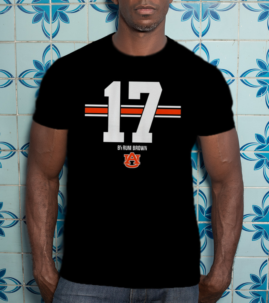 Byrum Brown Auburn Tigers 17 College Football Jersey Auburn University T-Shirt